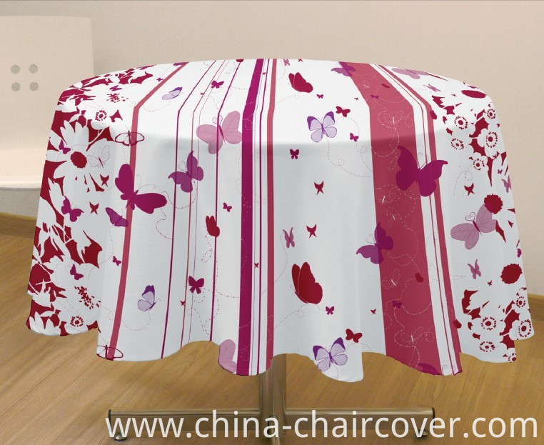 Nonwoven Technics and Plain Style PVC Tablecloth